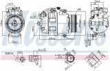 Kompresor klimatizace NISSENS 890068