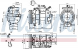 Kompresor klimatizace NISSENS 890191