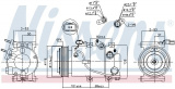 Kompresor klimatizace NISSENS 890174