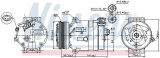 Kompresor klimatizace NISSENS 89284