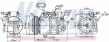 Kompresor klimatizace NISSENS 89304