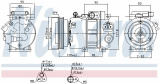 Kompresor klimatizace NISSENS 89292