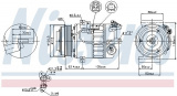 Kompresor klimatizace NISSENS 89394