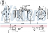 Kompresor klimatizace NISSENS 89349