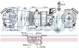 Kompresor klimatizace NISSENS 89420