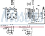 Kompresor klimatizace NISSENS 89518