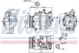 Kompresor klimatizace NISSENS 89520