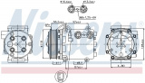 Kompresor klimatizace NISSENS 89551