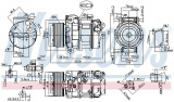 Kompresor klimatizace NISSENS 89595