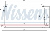 Chladič klimatizace NISSENS 94026