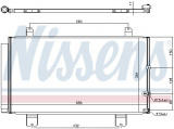 Chladič klimatizace NISSENS 940711