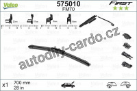 List stěrače Valeo (575010) 700mm