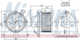 Vnitřní ventilátor NISSENS 87022