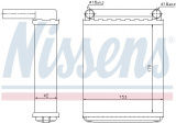 Výměník tepla NISSENS 72038