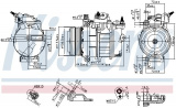 Kompresor klimatizace NISSENS 890419