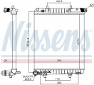 Chladič motoru NISSENS 636016