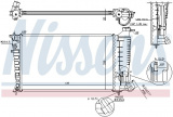 Chladič motoru NISSENS 61379