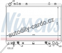 Chladič motoru NISSENS 61669