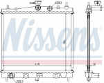 Chladič motoru NISSENS 62902A