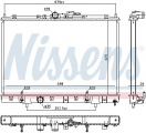 Chladič motoru NISSENS 628986