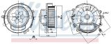 Vnitřní ventilátor NISSENS 87426