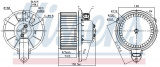 Vnitřní ventilátor NISSENS 87477