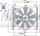 Ventilátor chladiče NISSENS 85385