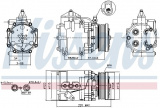 Kompresor klimatizace NISSENS 89248