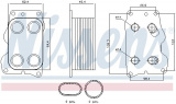 Chladič motorového oleje NISSENS 90740