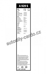 Sada stěračů BOSCH Aerotwin (BO 3397118929) - 600mm + 475mm