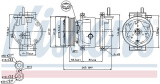 Kompresor klimatizace NISSENS 89221