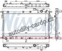 Chladič motoru NISSENS 68559