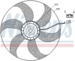 Ventilátor chladiče klimatizace NISSENS 85403