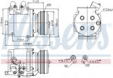 Kompresor klimatizace NISSENS 89226