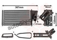 Výměník tepla, vnitřní vytápění VAN WEZEL 43006203