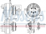 Kompresor klimatizace NISSENS 890368