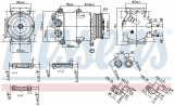 Kompresor klimatizace NISSENS 890392