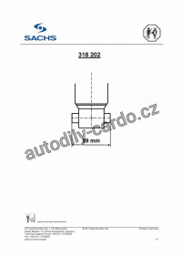 Tlumič pérování SACHS 318 202