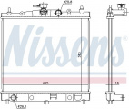 Chladič motoru NISSENS 68728
