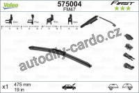 List stěrače Valeo (575004) 475mm