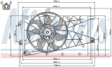 Ventilátor chladiče NISSENS 85199