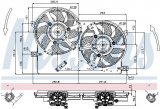 Ventilátor chladiče NISSENS 85696