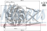 Ventilátor chladiče NISSENS 85208