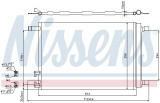Chladič klimatizace NISSENS 940319