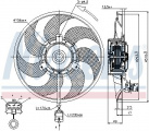 Ventilátor chladiče NISSENS 85703