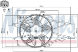 Ventilátor chladiče NISSENS 85213