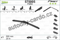 List stěrače VALEO (VA 575005) 500mm