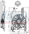 Ventilátor chladiče NISSENS 85706