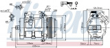 Kompresor klimatizace NISSENS 89081