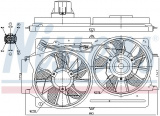 Ventilátor chladiče NISSENS 85215